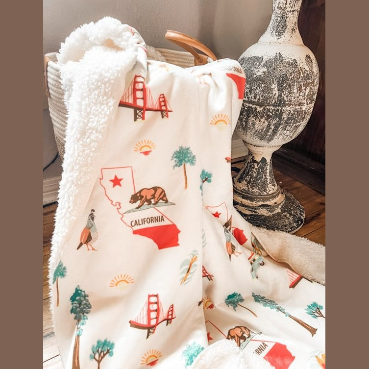 California Plush Throw Blanket 60x80
