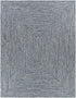 Blue Braided Faux Jute Rug