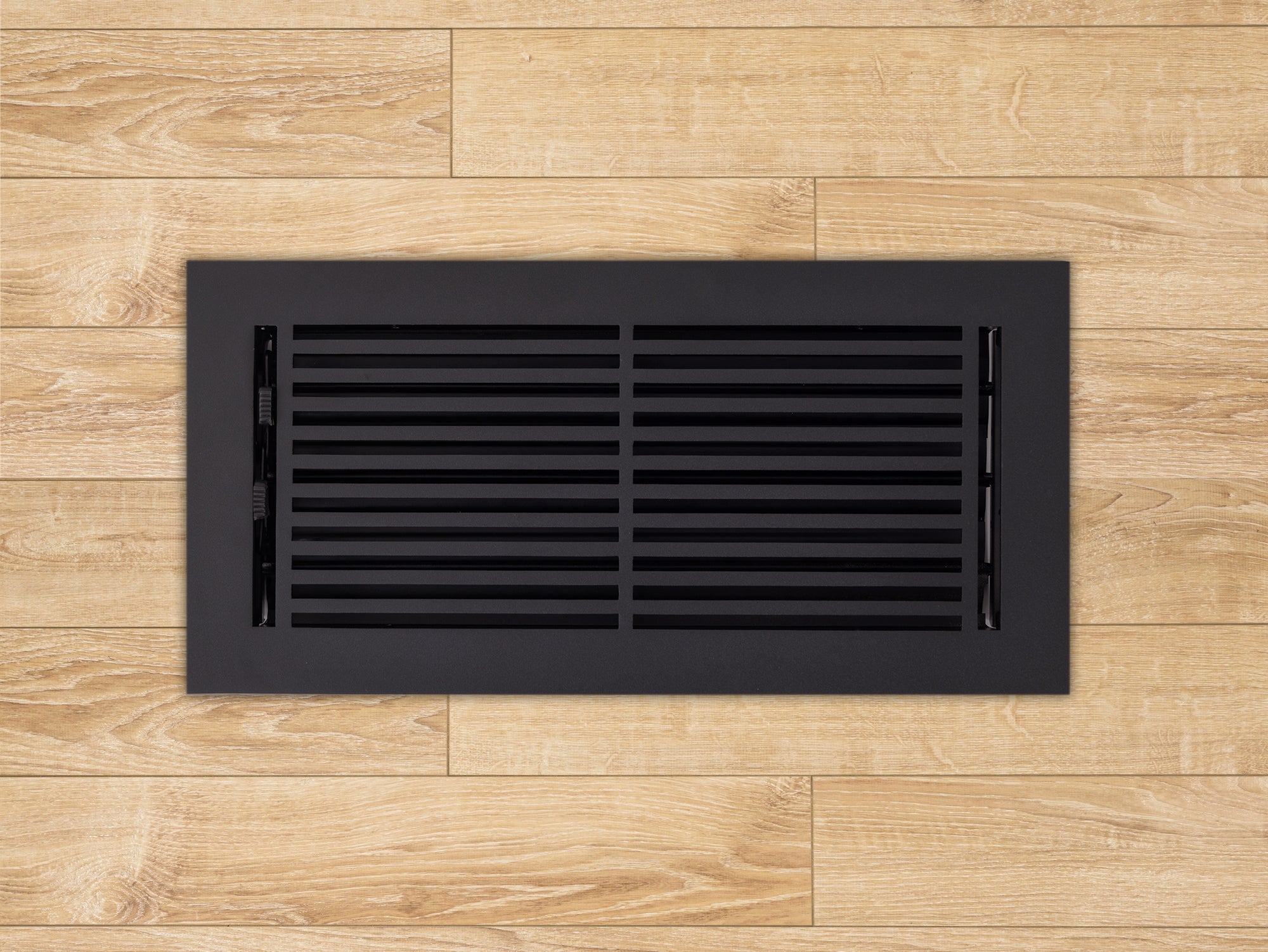 Cast Aluminum Linear Bar Vent Covers - Black