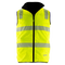 Hi Vis Reversible Insulated Safety Vest with Reflective Thermal Transfer Strips