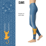 Claws Cat Scratch Leggings and Pockets