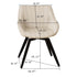Modern Medieval Kitchen Dining Chair With 360 ° Rotation