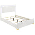 Marceline Wood Eastern King LED Panel Bed White