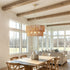 Chandelier, 2 Tier Boho Wabi Sabi Pendant Light, Hanging Ceiling Lamp - Gold