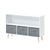 Bookcase With Collapsible Drawers, Book Display Organizer