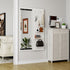 Wall Mounted Full Length Mirror With Shelf And Hook