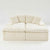 Double Chaise Lounge With Full Compressed Sponge