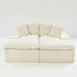 Double Chaise Lounge With Full Compressed Sponge