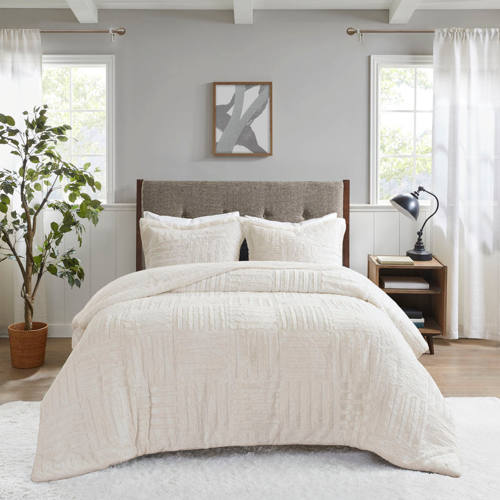 Twin Fur Down Alternative Comforter Mini Set