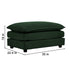 Walker Edison | Chenille Modular Cloud Couch with L-Shaped Sectional and Ottoman