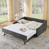 Upholstered Daybed With USB Charging & Pull Out Bed