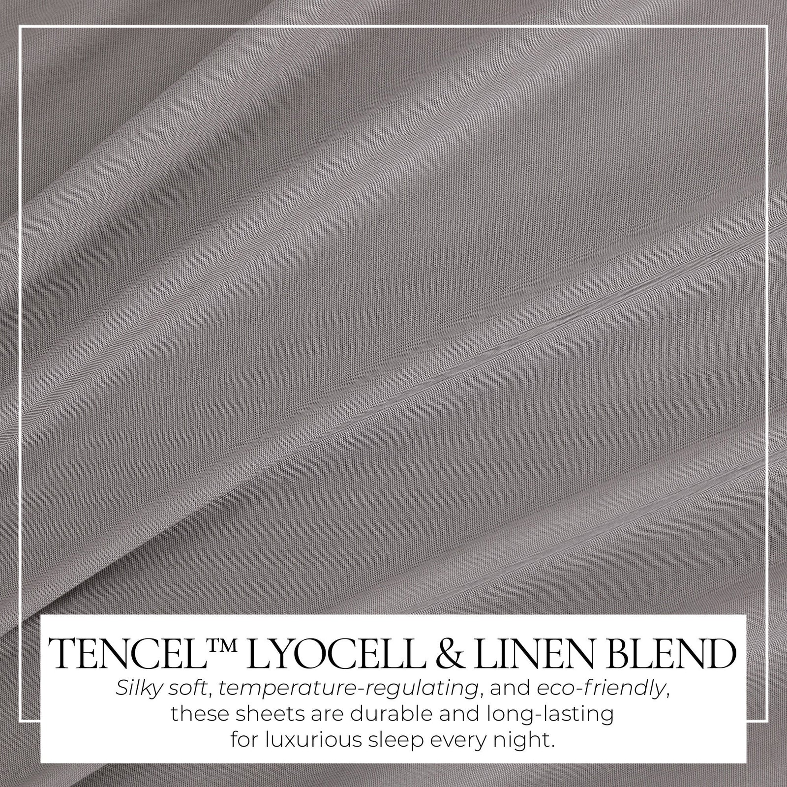 TENCEL™ Lyocell & Linen Blend Sheet Set - Magdalena Collection