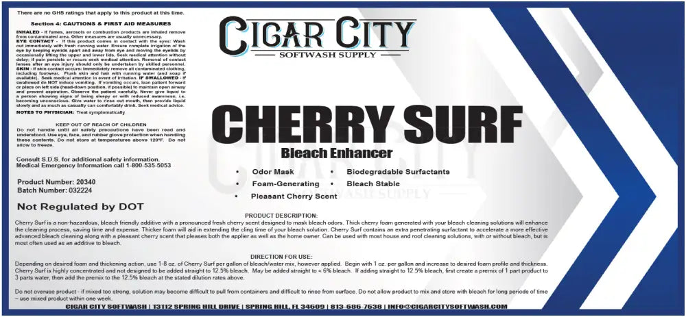 Cherry Surf Surfactant