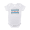 Chicago Flag Baby Onesie