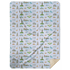 Chicago Plush Throw Blanket 60x80 Nostalgic Hometown Keepsake