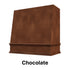 Wood Range Hood With Angled Front and Decorative Trim - 30", 36", 42", 48", 54" and 60" Widths Available