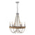 Chokio 6-Light Wood Bead Chandelier