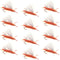 Chubby Chernobyl Ant Orange Foam Body Grasshopper Fly - 1 Dozen Flies Hook Size 10