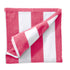 Cotton Velour Cabana Stripe Beach Towel - Novia Collection