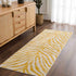 Yellow Terra Zebra Print Area Rug - Clearance