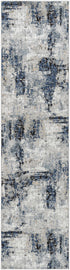 Campsall Blue Abstract Rug - Promo