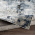 Campsall Blue Abstract Rug - Promo
