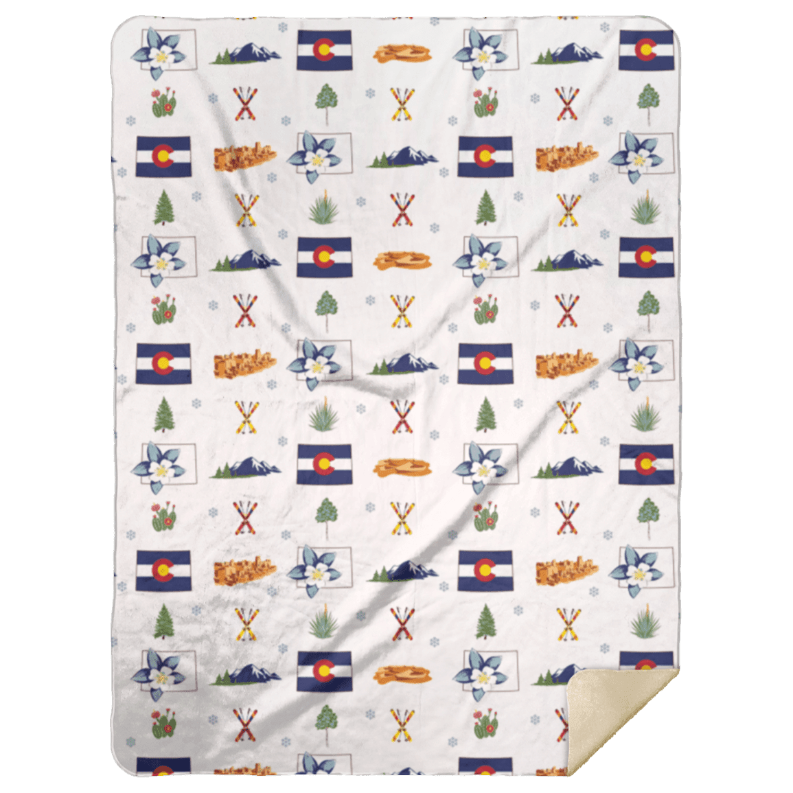 Colorado Plush Throw Blanket 60x80