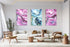 Colorful Pattern Set of 3 Prints Modern Wall Art Modern Artwork