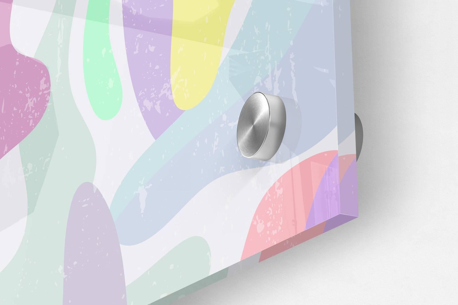 Colorful Shapes Pattern Set of 3 Prints Modern Wall Art Modern Artwork