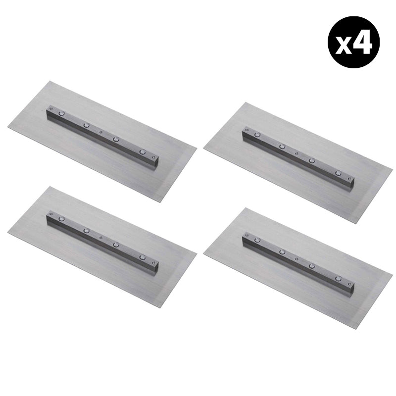 Set of 4 - 6″ x 18″ Replacement Finishing Trowel Blade Bar Mount for Tomahawk 46