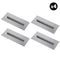 Set of 4 - 6″ x 18″ Replacement Finishing Trowel Blade Bar Mount for Tomahawk 46" Power Trowels