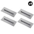 Set of 4 - 6″ x 18″ Replacement Finishing Trowel Blade Bar Mount for Tomahawk 46" Power Trowels
