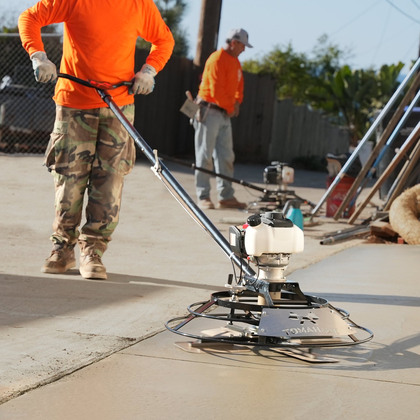 Set of 4 - 6″ x 10.5″ Replacement Combo Trowel Blades Bar Mount for Tomahawk 30