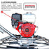 46" Concrete Power Trowel 8.5HP Honda Combo Blades and Float Pan Cement Finishing Tool
