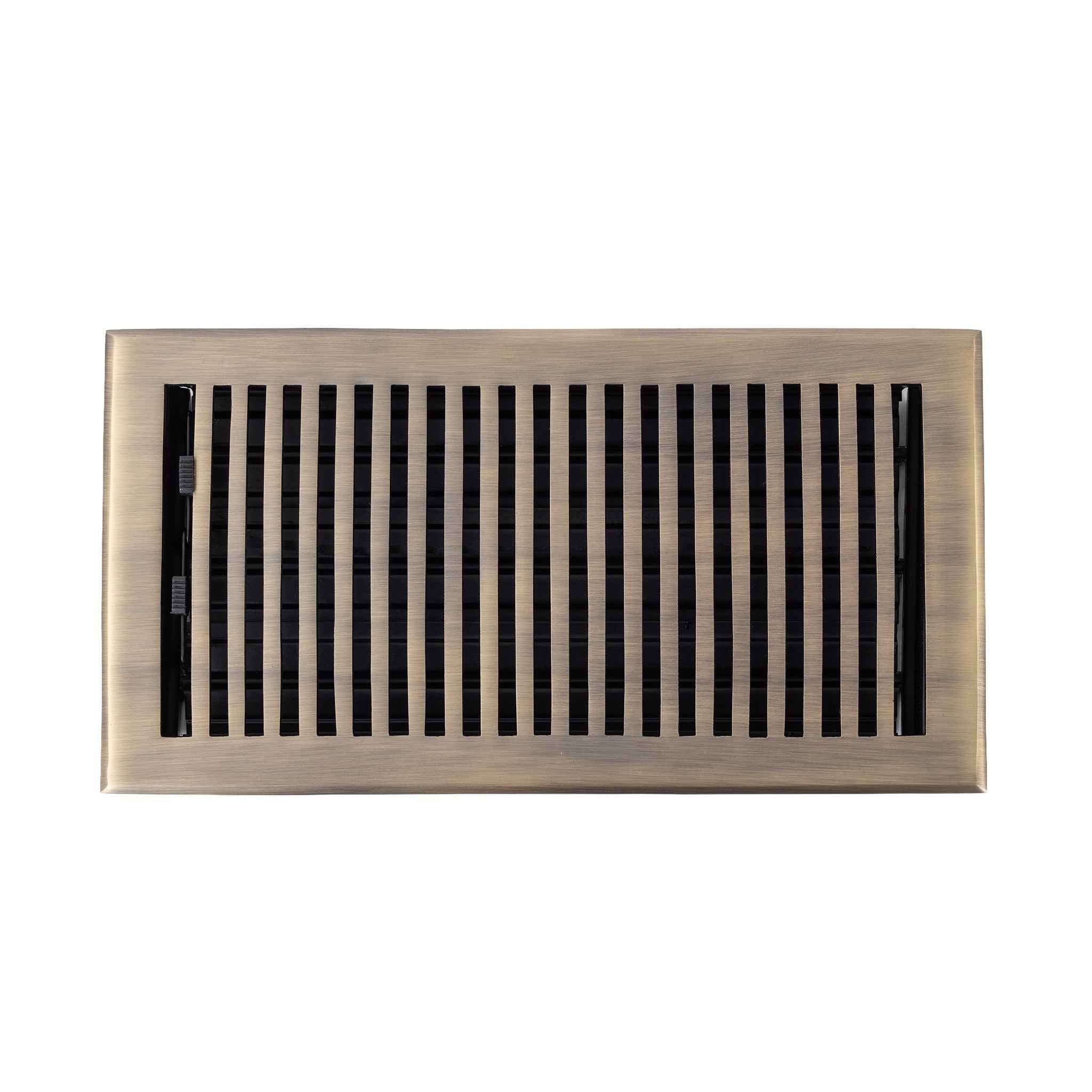 Cast Brass Contemporary Vent Covers - Antique Brass