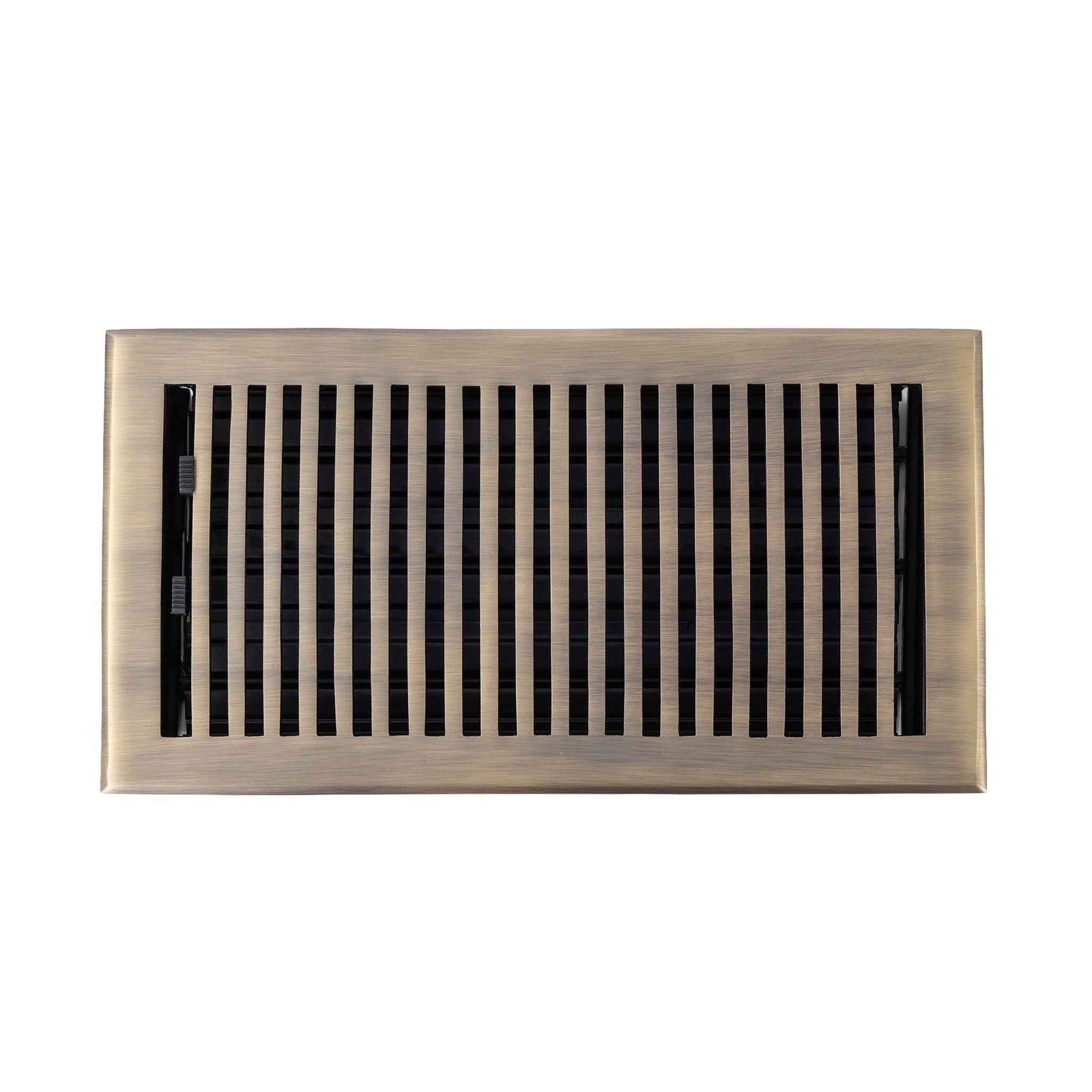 Cast Brass Contemporary Vent Covers - Antique Brass