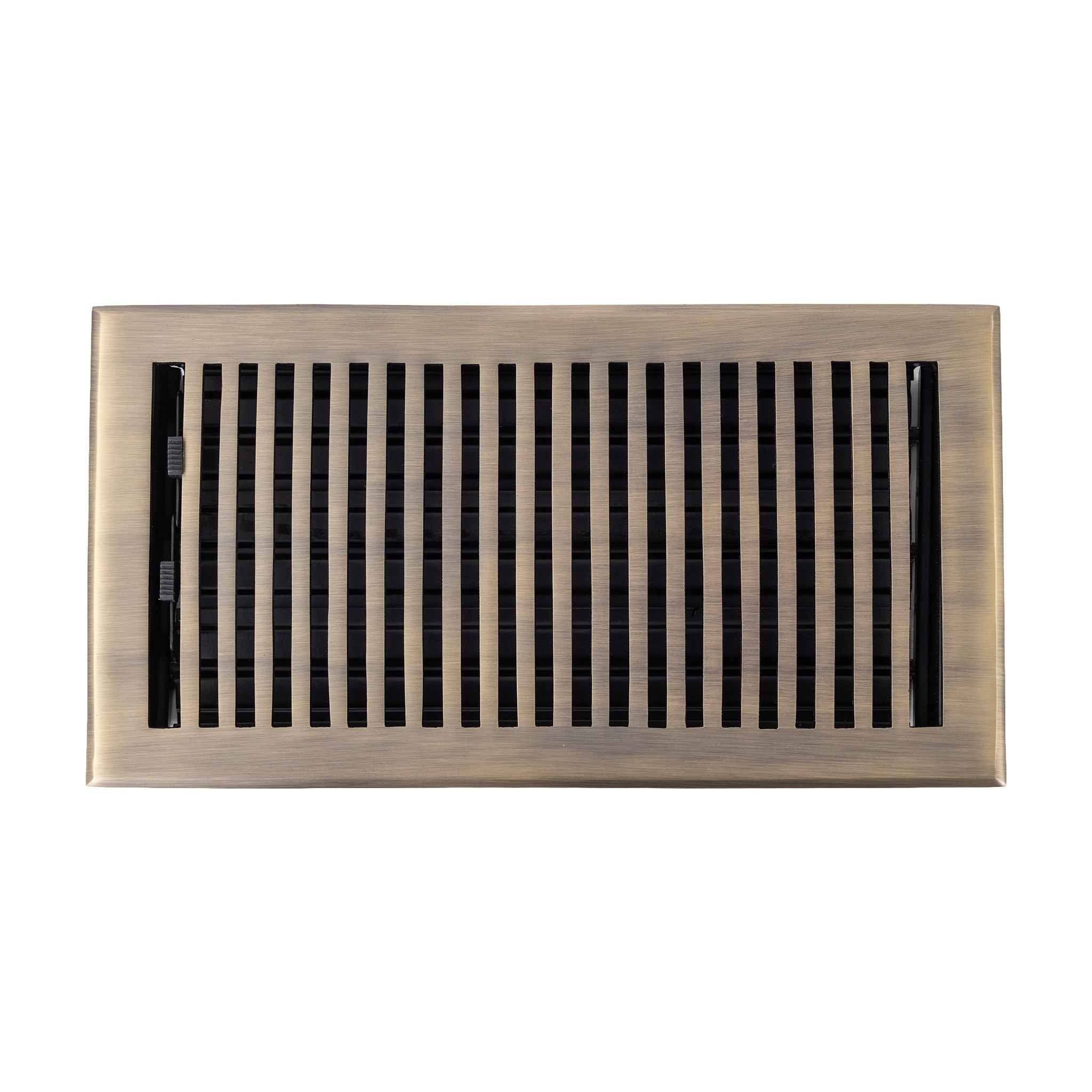 Cast Brass Contemporary Vent Covers - Antique Brass