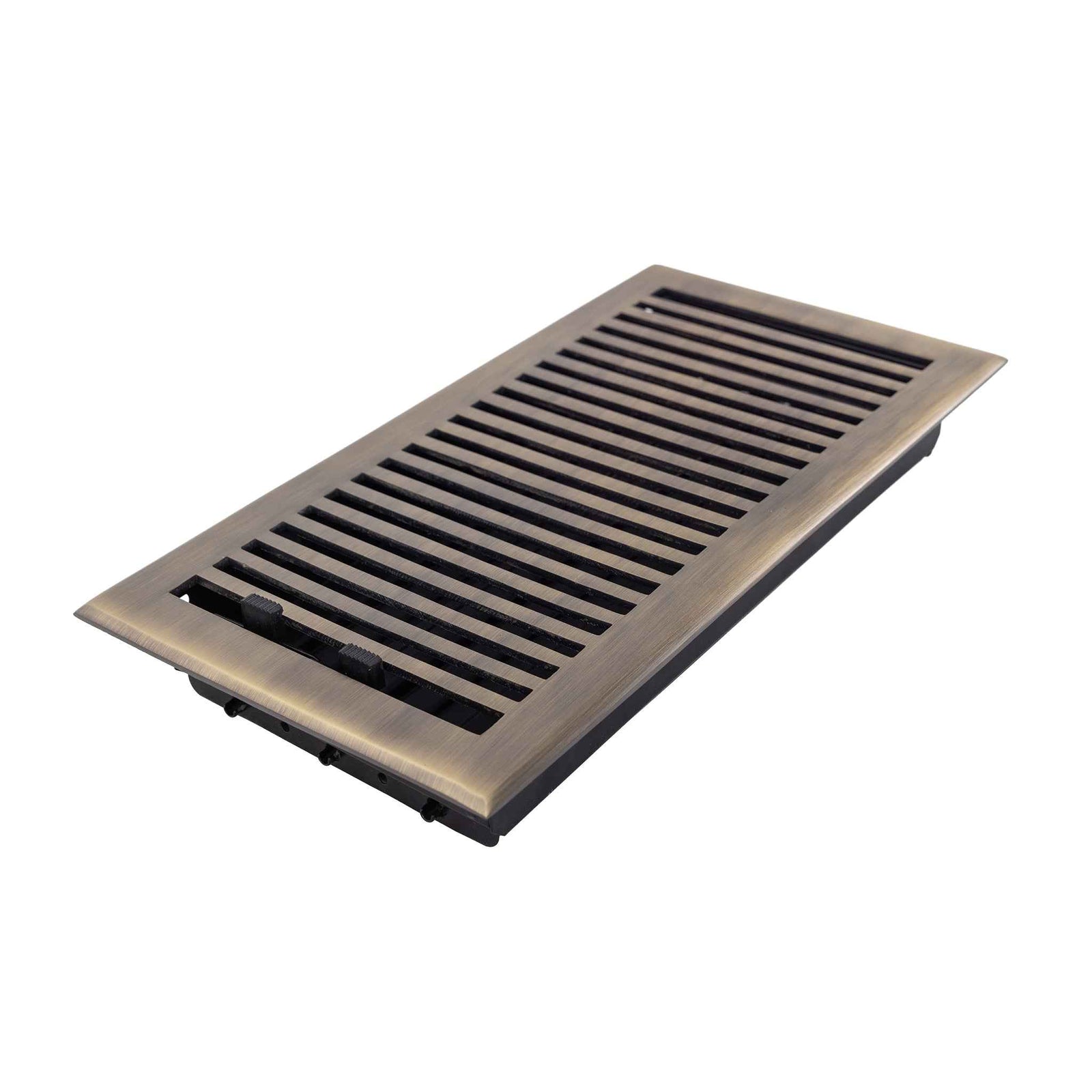 Cast Brass Contemporary Vent Covers - Antique Brass