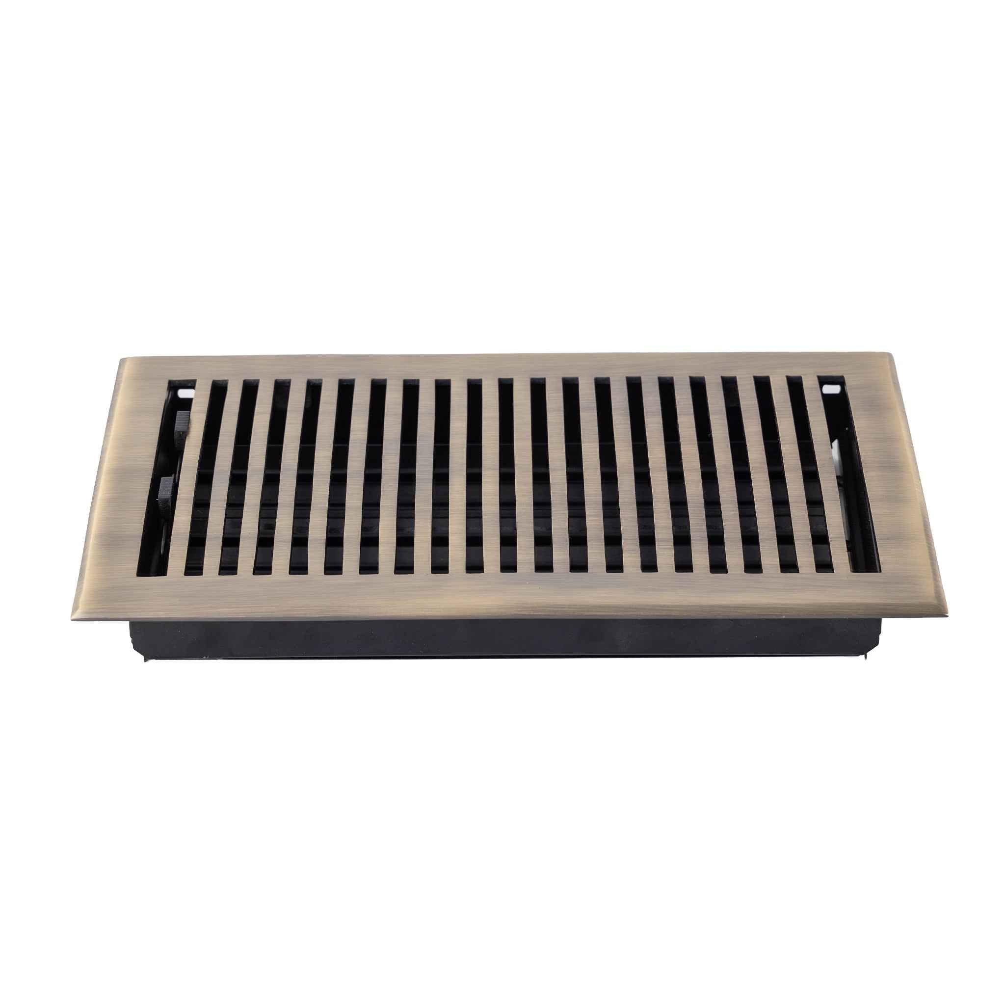 Cast Brass Contemporary Vent Covers - Antique Brass