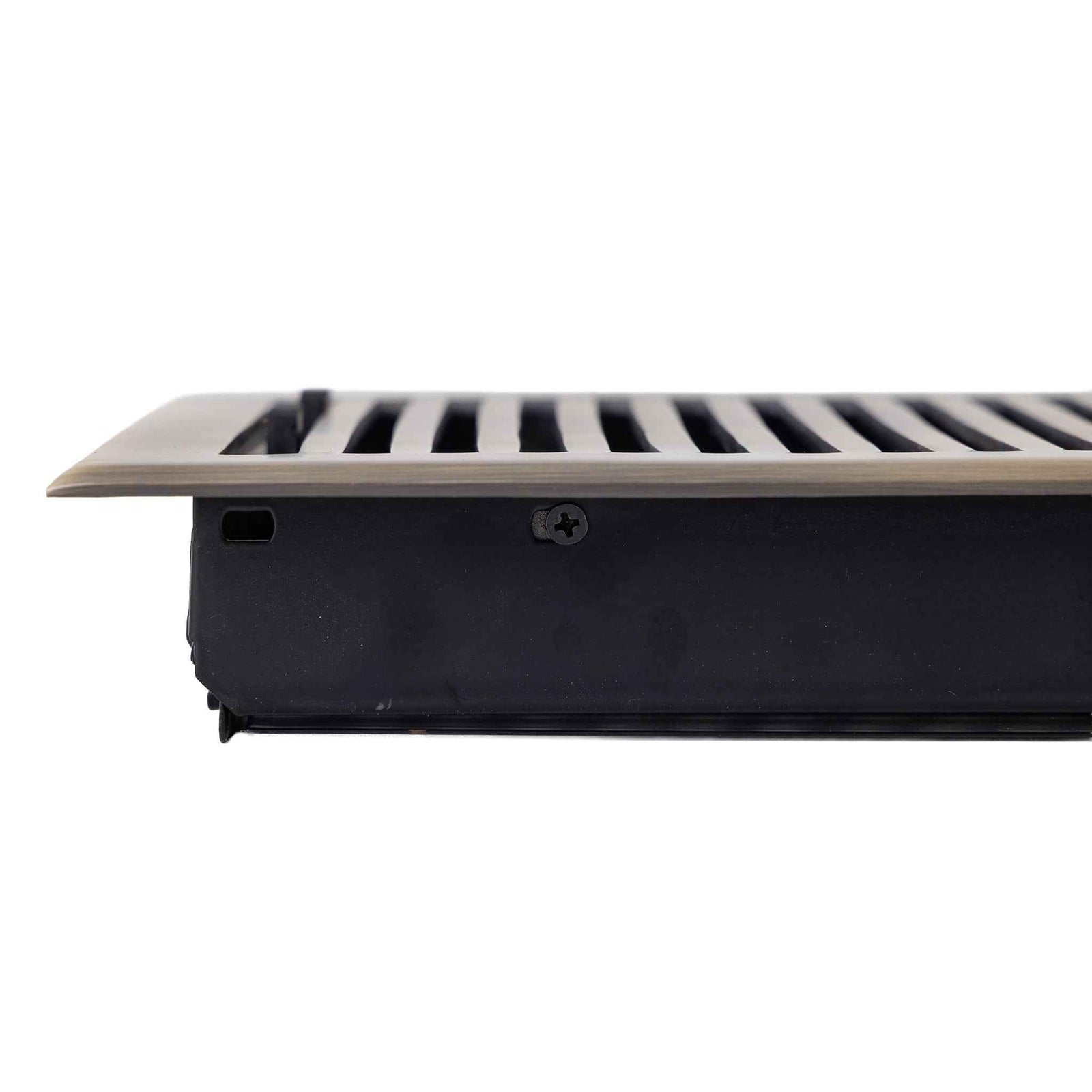 Cast Brass Contemporary Vent Covers - Antique Brass