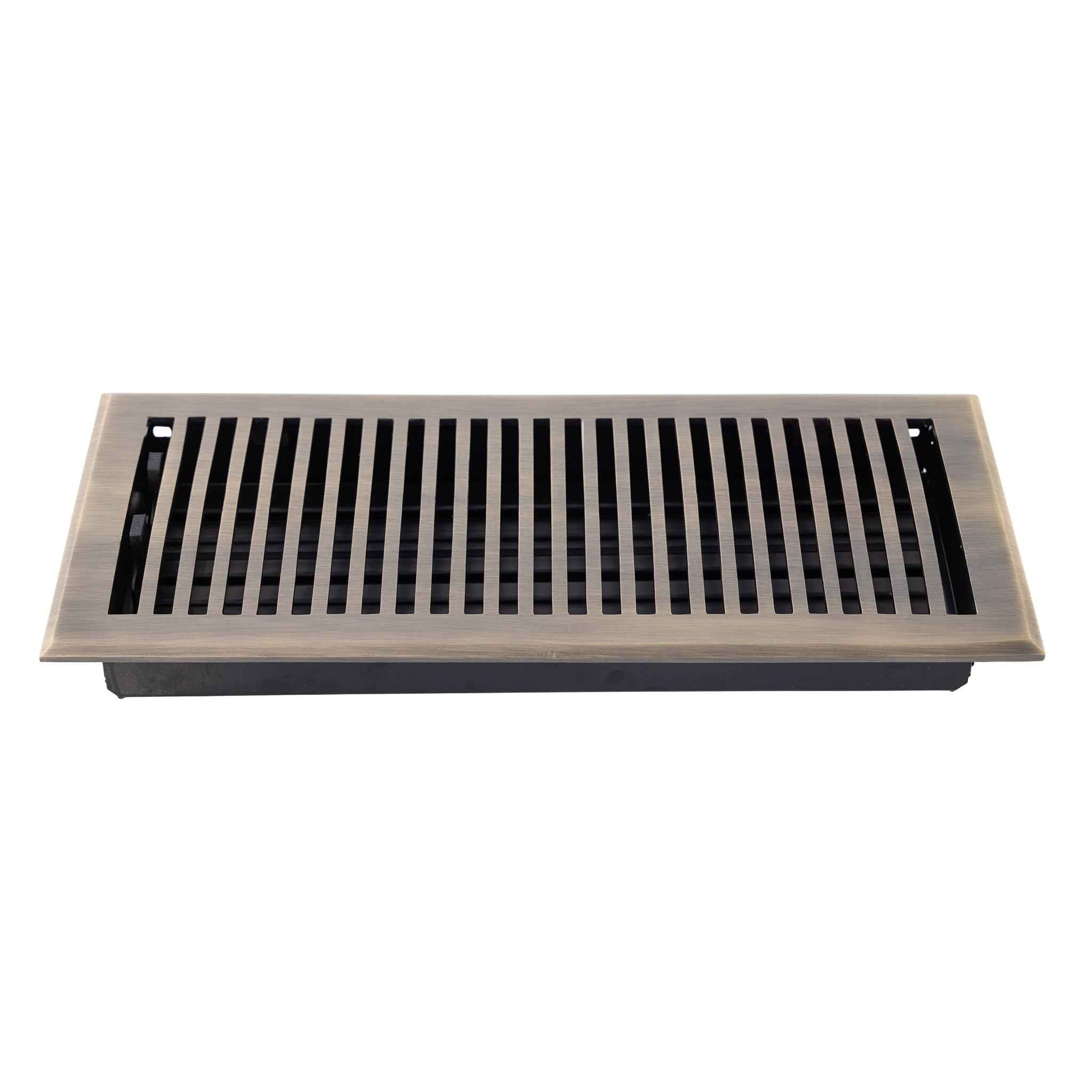 Cast Brass Contemporary Vent Covers - Antique Brass