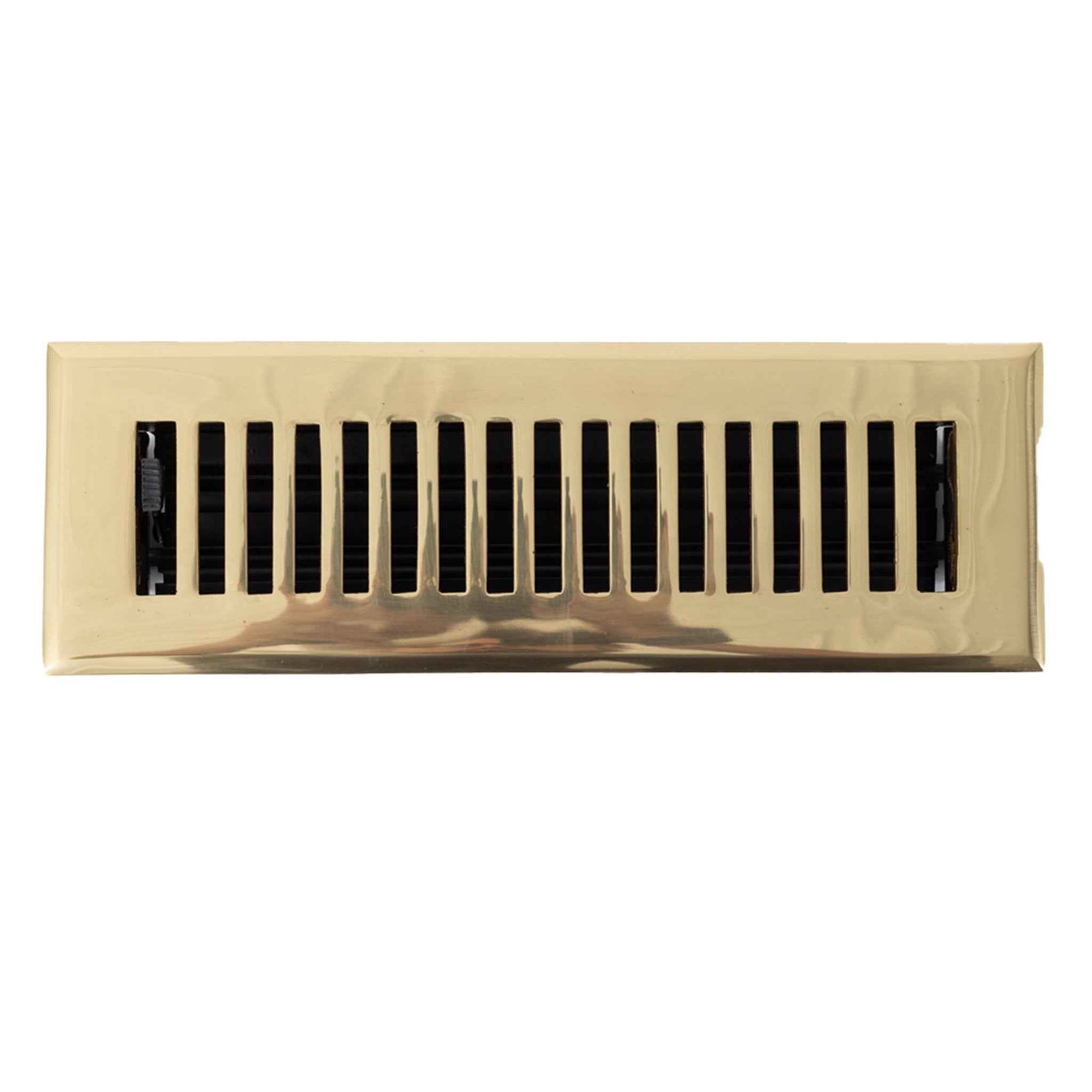 Cast Brass Contemporary Vent Covers - Polished Brass