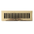 Cast Brass Contemporary Vent Covers - Polished Brass