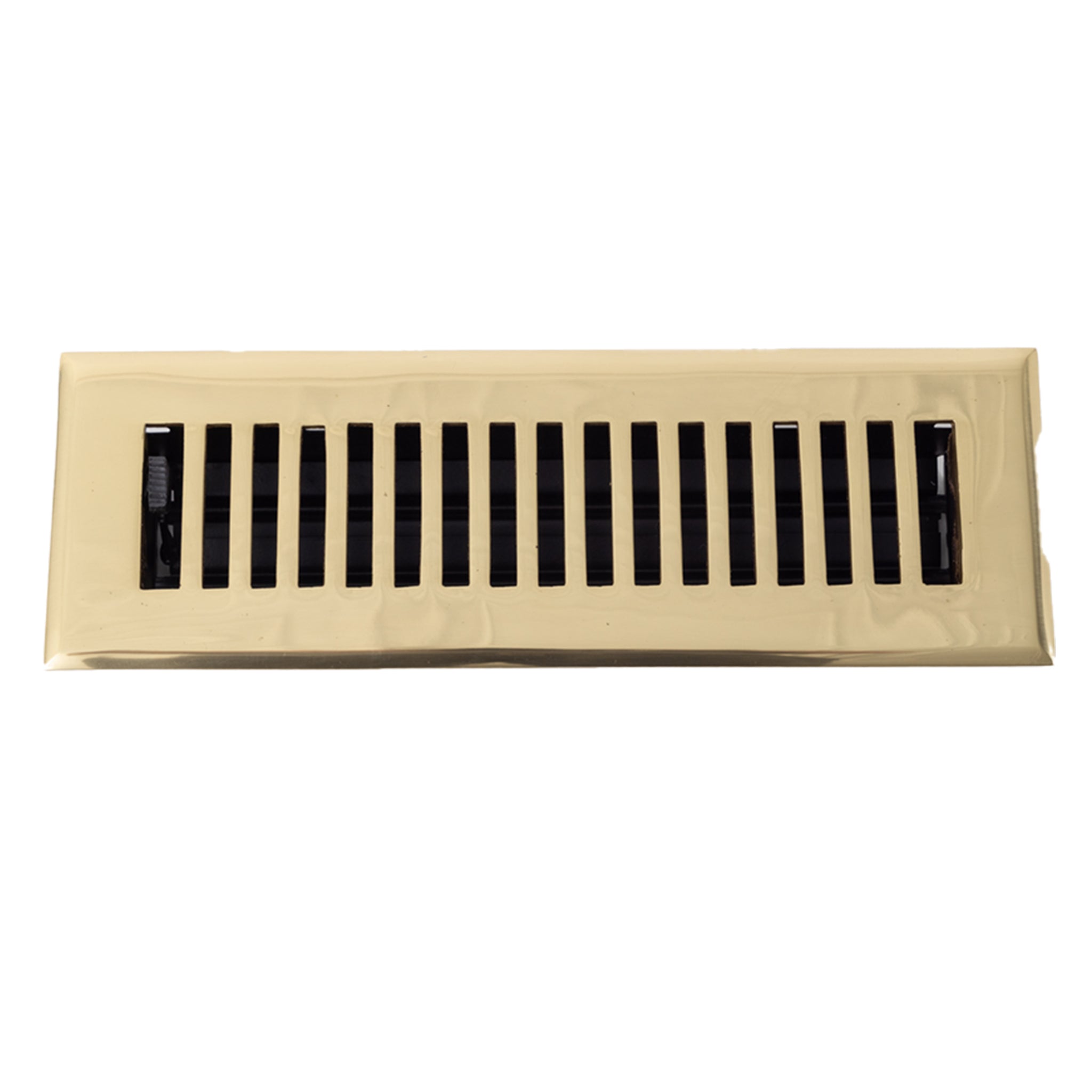 Cast Brass Contemporary Vent Covers - Polished Brass