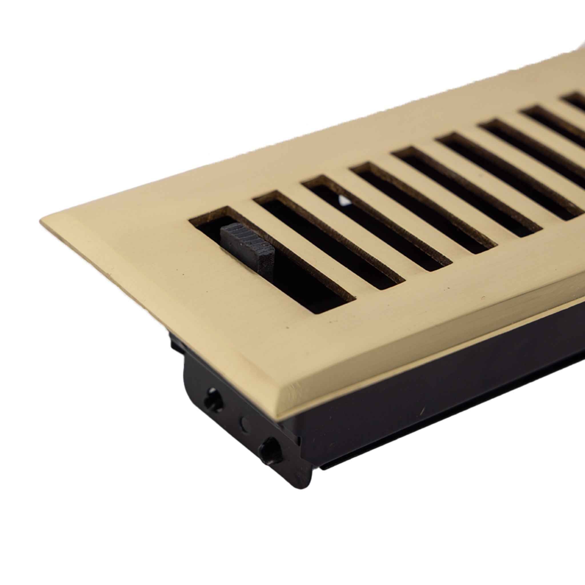 Cast Brass Contemporary Vent Covers - Polished Brass