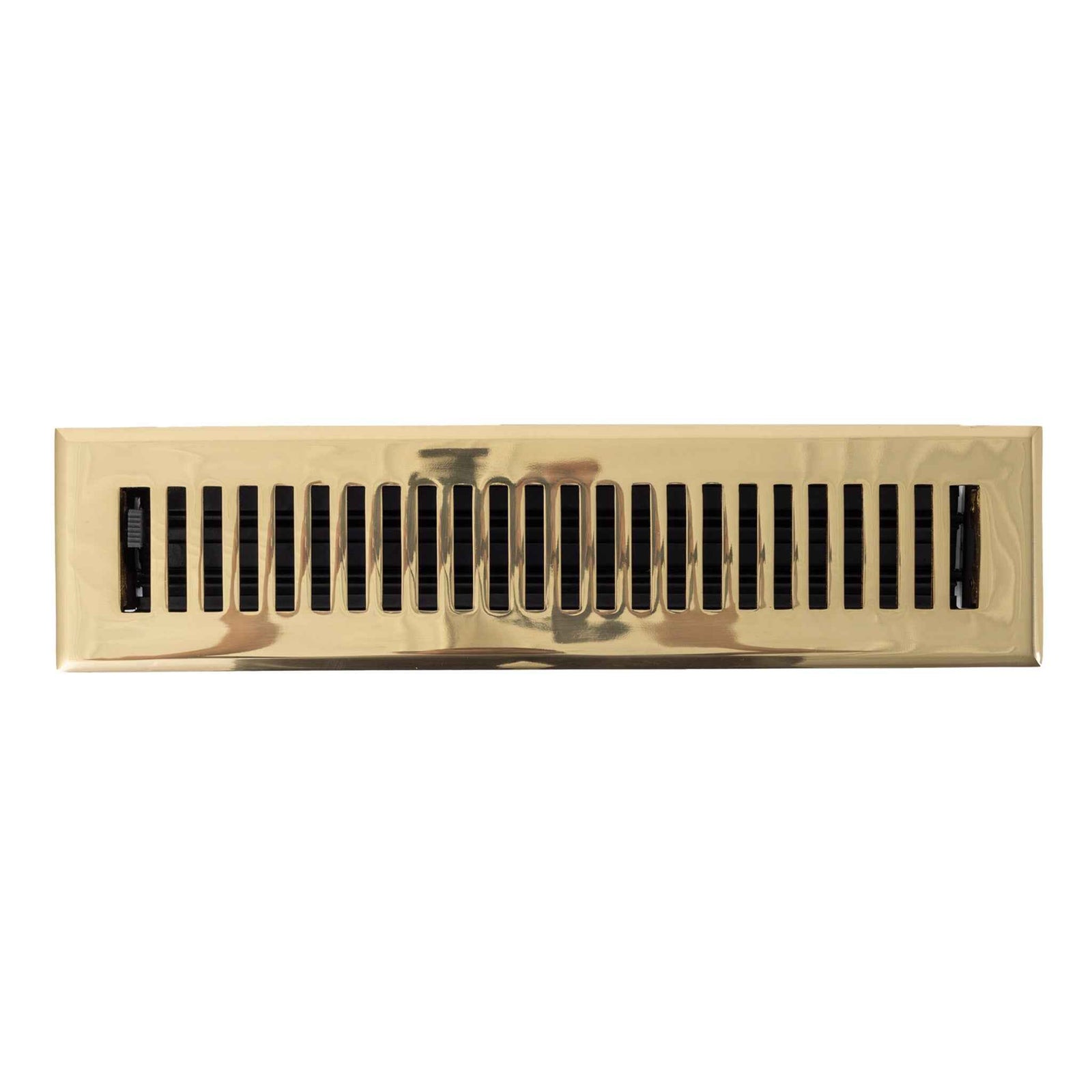 Cast Brass Contemporary Vent Covers - Polished Brass