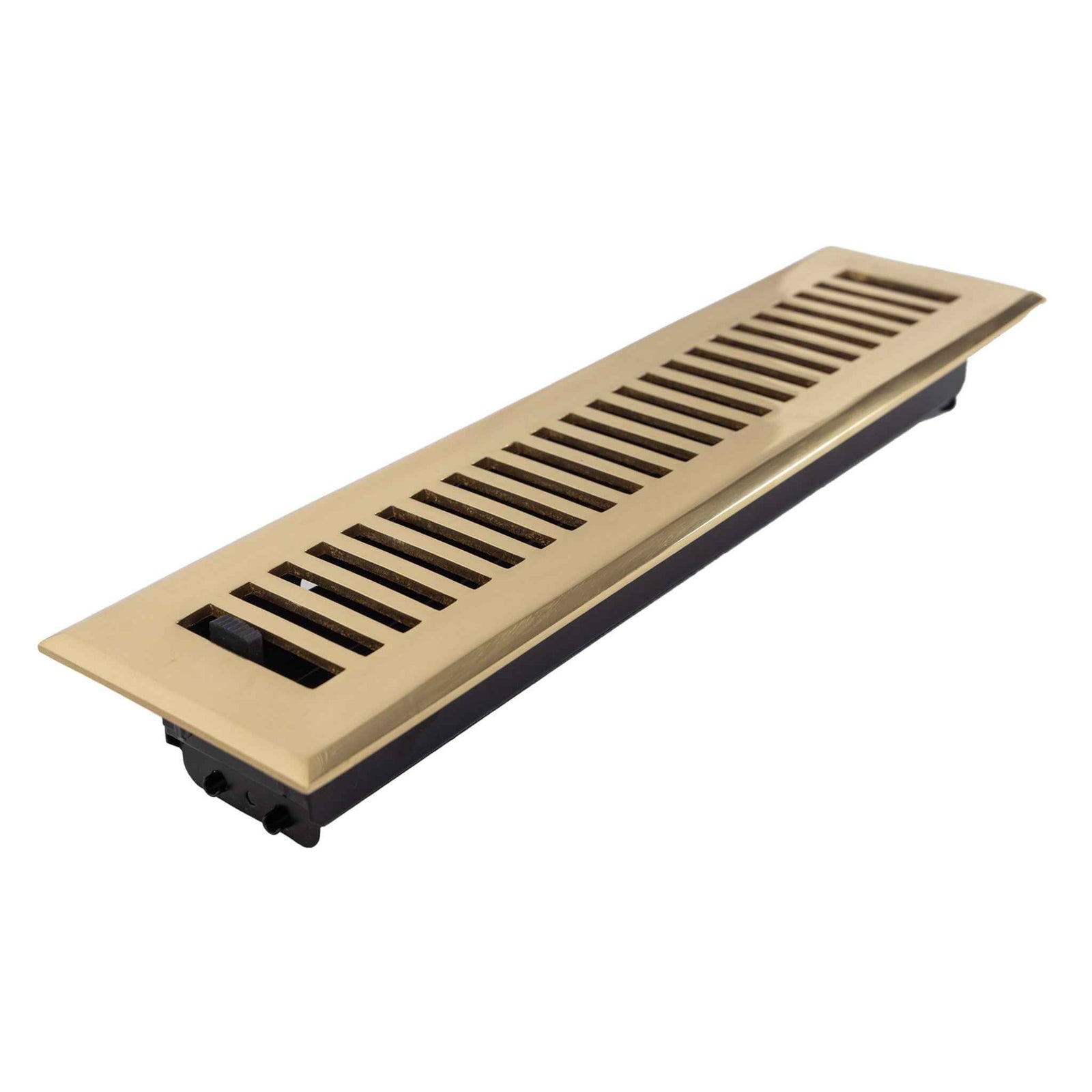 Cast Brass Contemporary Vent Covers - Polished Brass