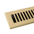 Cast Brass Contemporary Vent Covers - Polished Brass