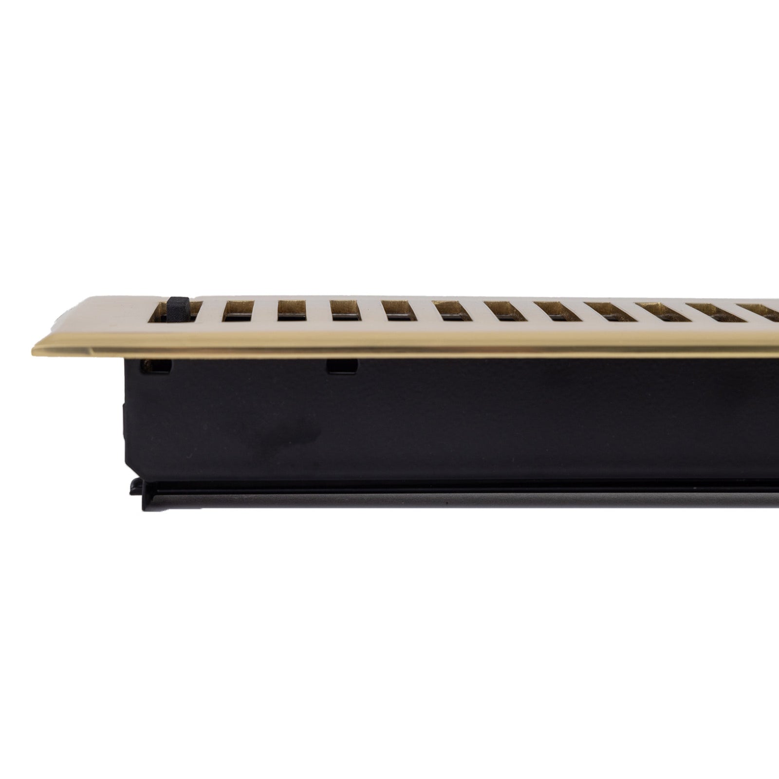 Cast Brass Contemporary Vent Covers - Polished Brass