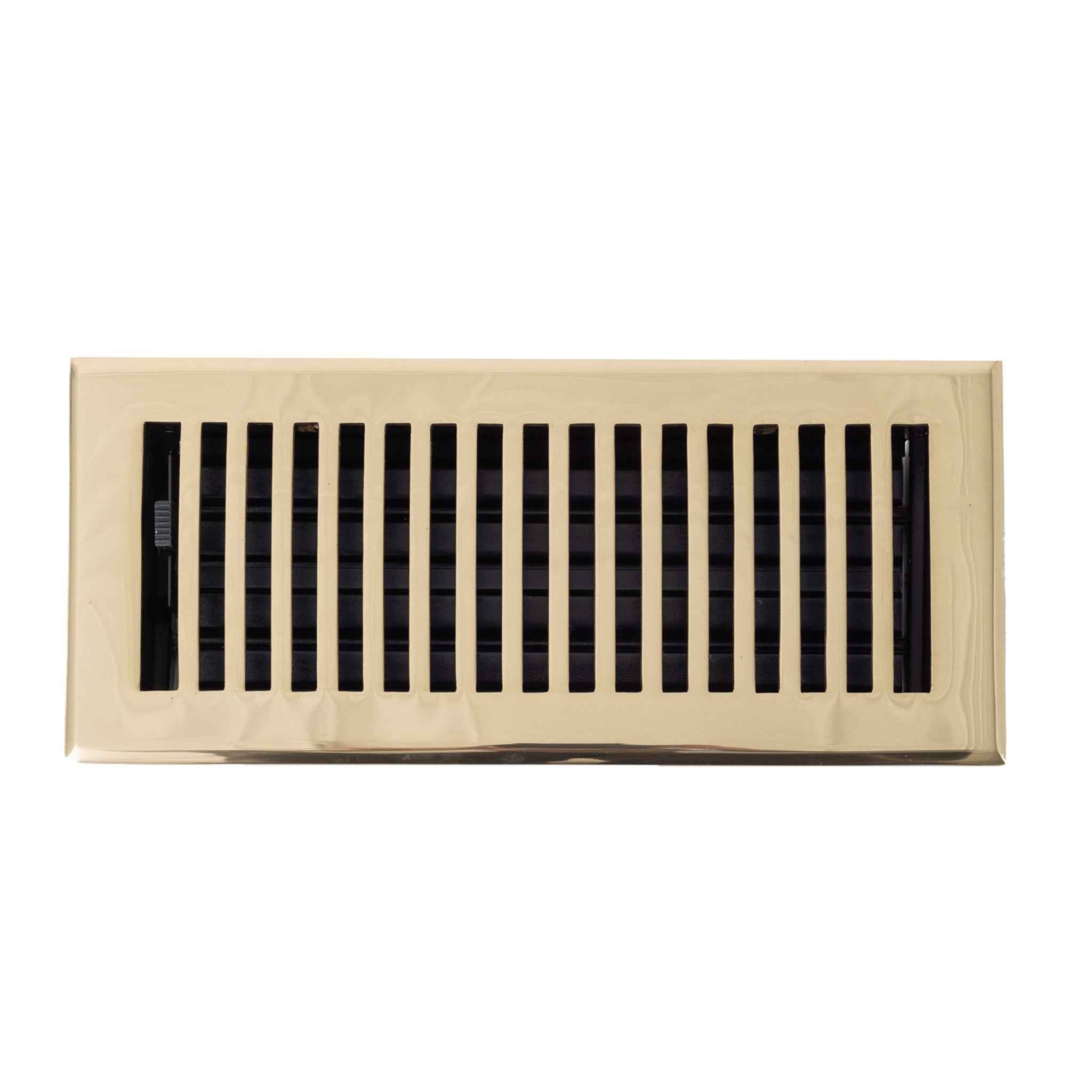 Cast Brass Contemporary Vent Covers - Polished Brass